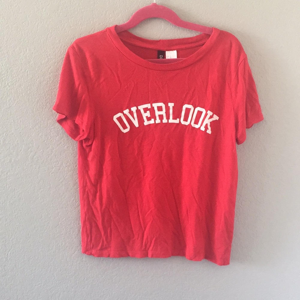 Red OVERLOOK Tee